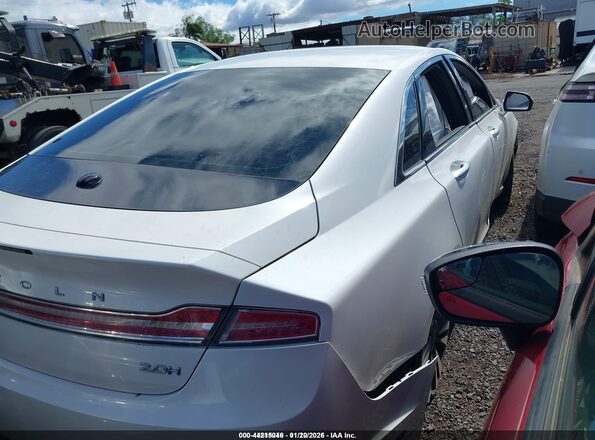 3LN6L5MU7HR630357 2017 LINCOLN MKZ HYBRID White Задня права чверть