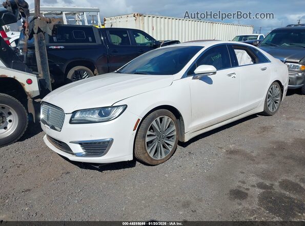 3LN6L5MU7HR630357 2017 LINCOLN MKZ HYBRID White Передня ліва чверть