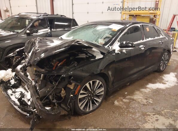 3LN6L5MU8JR611533 2018 LINCOLN MKZ HYBRID Black Front left