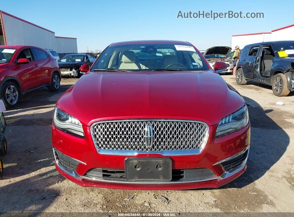3LN6L5MUXHR642079 2017 LINCOLN MKZ HYBRID Red Vista del cuadro de instrumentos