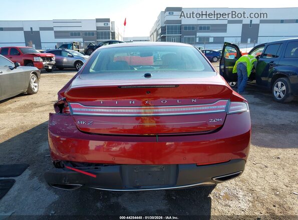 3LN6L5MUXHR642079 2017 LINCOLN MKZ HYBRID Red 