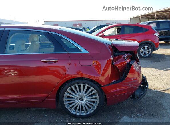 3LN6L5MUXHR642079 2017 LINCOLN MKZ HYBRID Red Vista frontal