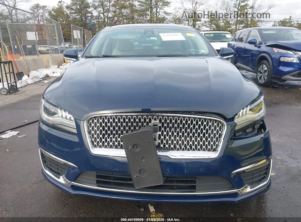 3LN6L5MUXJR619763 2018 LINCOLN MKZ HYBRID Blue Instrument cluster view