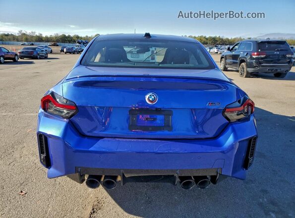 3MF23DM06S8F69961 2025 BMW M2 Blue Вид ззаду