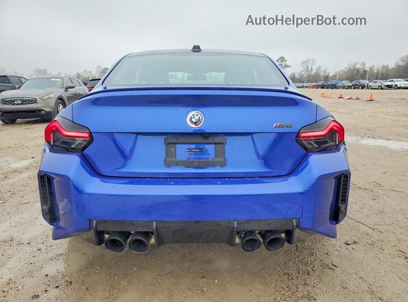 3MF23DM06S8F69961 2025 BMW M2 Blue Вид ззаду