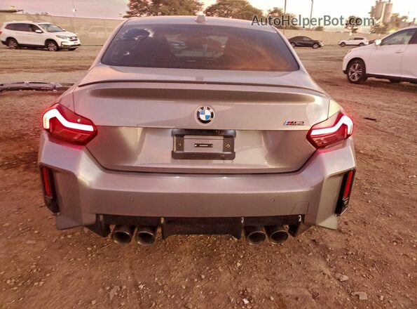 3MF23DM08S8F80816 2025 BMW M2 Gray უკანა ხედი