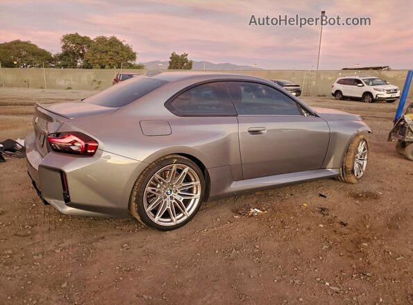 3MF23DM08S8F80816 2025 BMW M2 Gray უკანა მარჯვენა