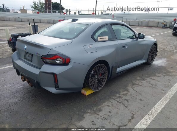 3MF23DM0XS8F81417 2025 BMW M2 Gray Rear right