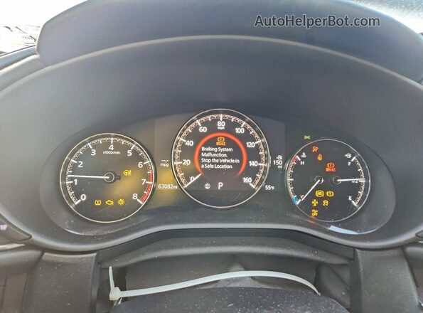 3MVDMACL5LM133340 2020 MAZDA CX-30 Blue Widok zestawu wskaźników
