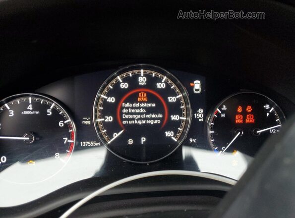 3MVDMADL8LM117065 2020 MAZDA CX-30 Black Instrument cluster view