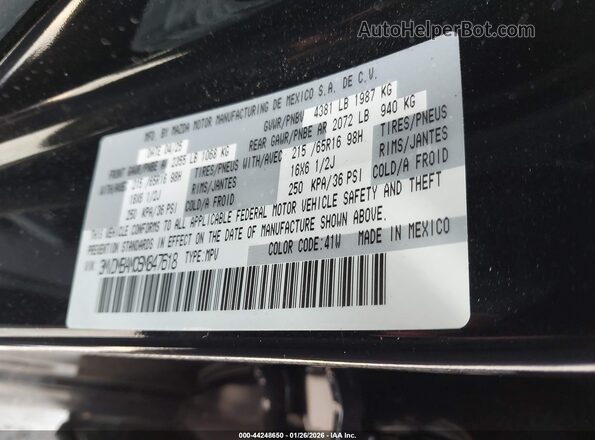 3MVDMBAM0SM847618 2025 MAZDA CX-30 Black 