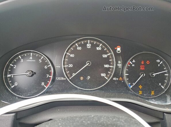 3MVDMBBM8SM794410 2025 MAZDA CX-30 Black Widok zestawu wskaźników