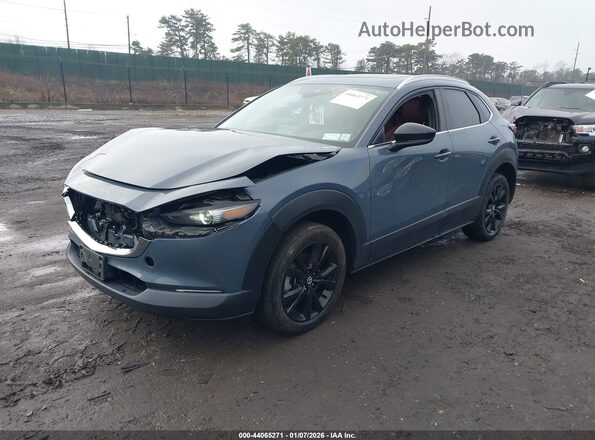 3MVDMBCL0NM426670 2022 MAZDA CX-30 Blue წინა მარცხენა ხედი სამი მეოთხედიდან