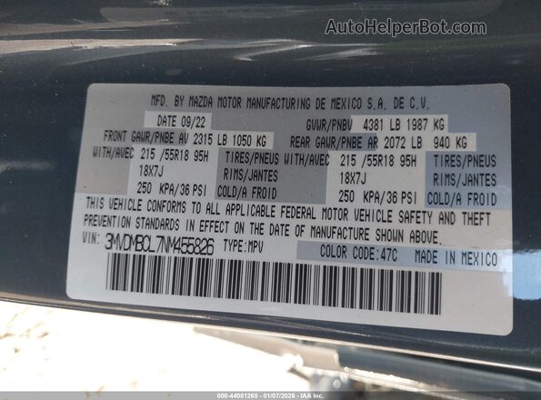 3MVDMBCL7NM455826 2022 MAZDA CX-30 Серый Вид подкапотного пространства