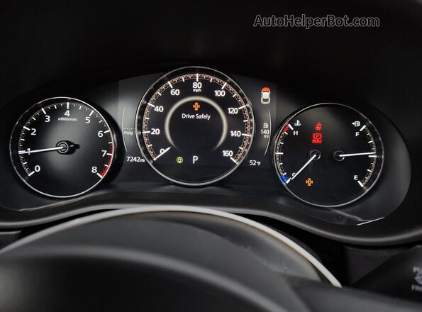 3MVDMBCM7RM694114 2024 MAZDA CX-30 Синий Вид щитка приборов
