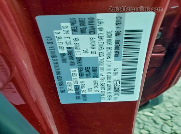 3MVDMBCMXSM856811 2025 MAZDA CX-30 Maroon Панорамний вид салону 360°
