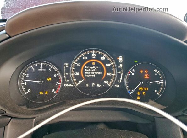 3MVDMBEM3LM108822 2020 MAZDA CX-30 Темно-бордовый Вид щитка приборов