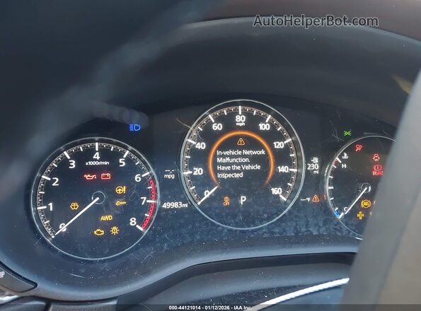 3MVDMBEY3NM446758 2022 MAZDA CX-30 Красный Вид задних сидений