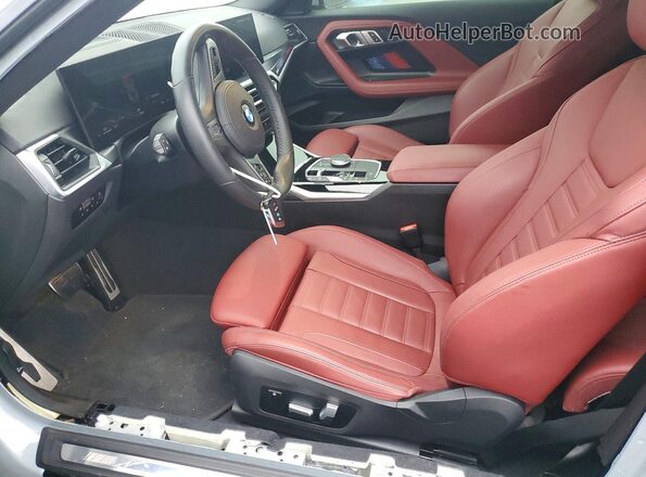 3MW23CM06P8D29570 2023 BMW 2 SERIES Gray Widok wnętrza z przodu