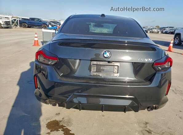 3MW23CM0XR8E77949 2024 BMW 2 SERIES Black Widok z tyłu
