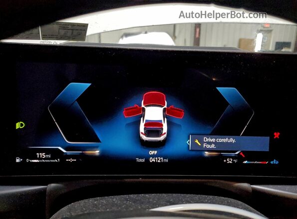 3MW33CM05S8F36545 2025 BMW 2 SERIES White Вид щитка приладів