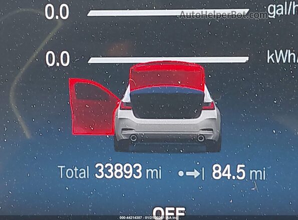 3MW39FF04R8E48545 2024 BMW 3 SERIES White Widok wnętrza 360 stopni
