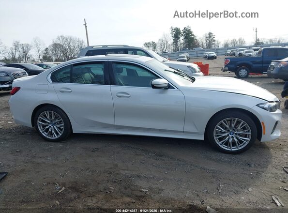 3MW39FF04R8E48545 2024 BMW 3 SERIES White Widok zestawu wskaźników
