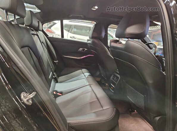 3MW39FS01P8D49202 2023 BMW 3 SERIES Black Rear seats view