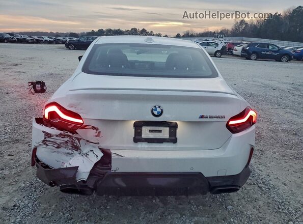 3MW43CM07R8E84172 2024 BMW M2 White Вид ззаду