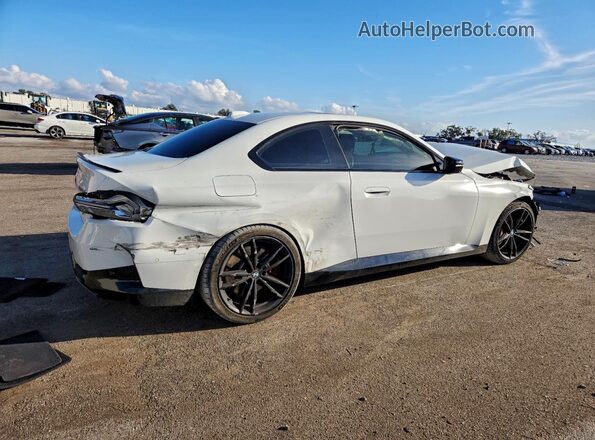 3MW43CM08P8D28347 2023 BMW M2 White Rear right