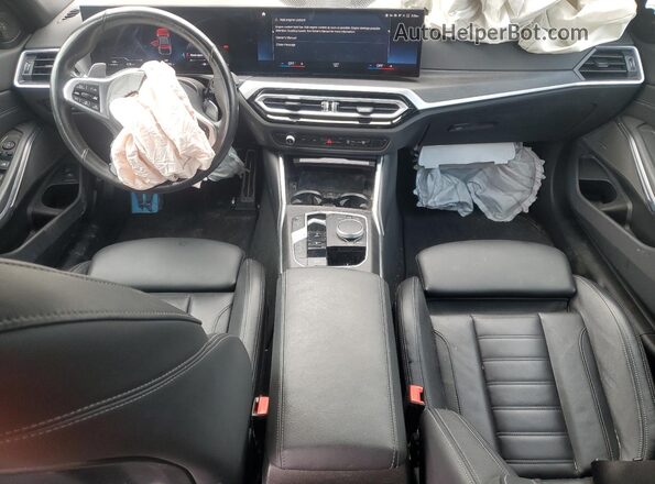 3MW49FF03P8C97201 2023 BMW M3 Gray Առջևի վահանակի տեսք