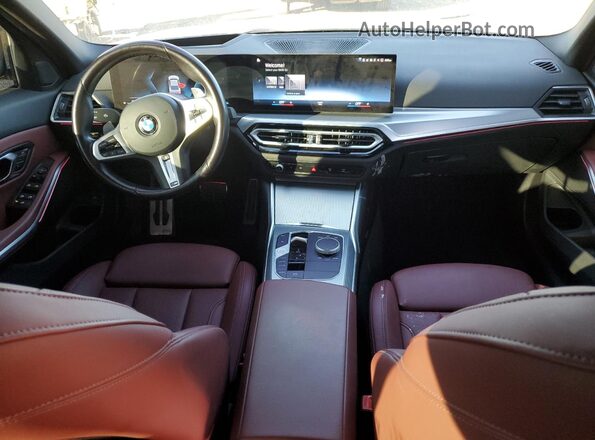 3MW49FF07R8E21103 2024 BMW M3 Gray წინა პანელის ხედი