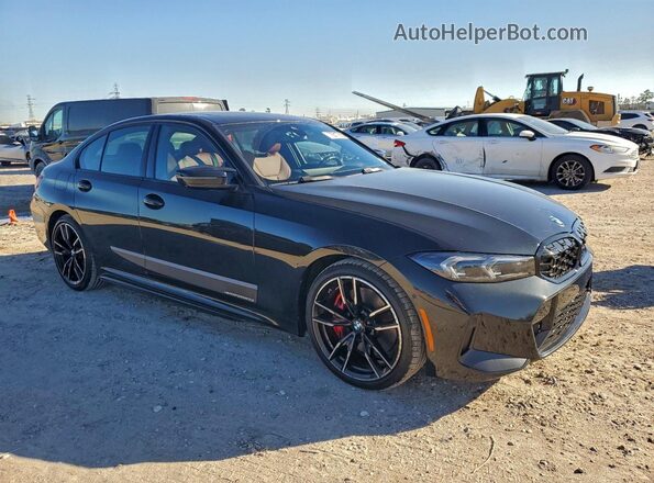 3MW49FF0XR8D98688 2024 BMW M3 Black Przód prawy