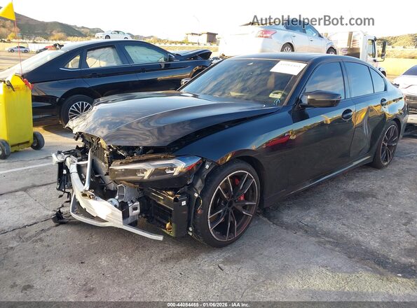 3MW49FS01R8E31051 2024 BMW M3 Черный Передняя левая четверть