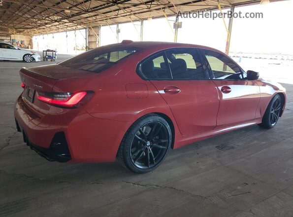 3MW49FS03P8D04220 2023 BMW M3 Red Задня права чверть