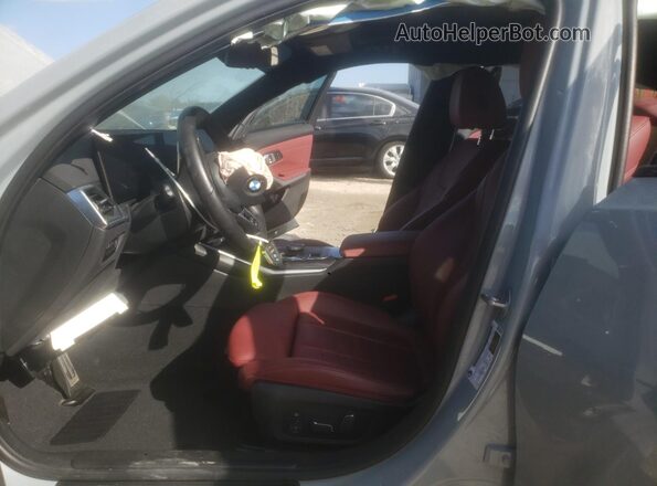 3MW49FS03R8E31486 2024 BMW M3 Gray Vista interior delantera
