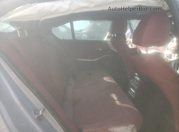 3MW49FS03R8E31486 2024 BMW M3 Gray Vista de los asientos traseros