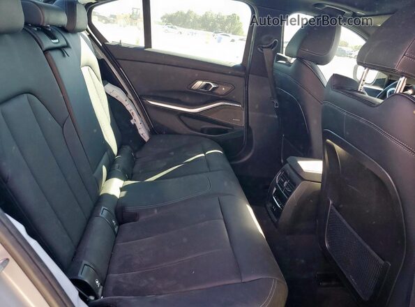 3MW49FS04P8D02069 2023 BMW M3 Silver უკანა სავარძლების ხედი