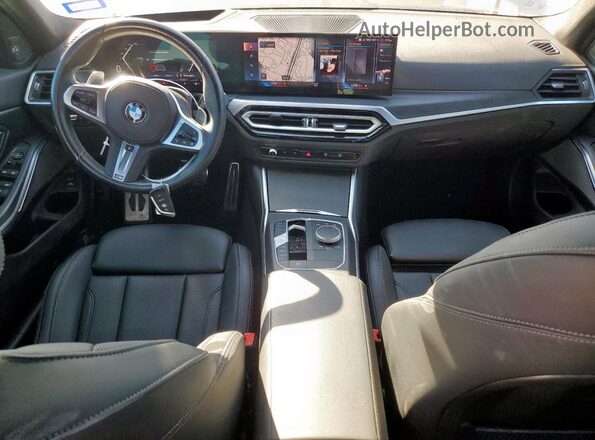 3MW49FS04P8D02069 2023 BMW M3 Silver წინა პანელის ხედი