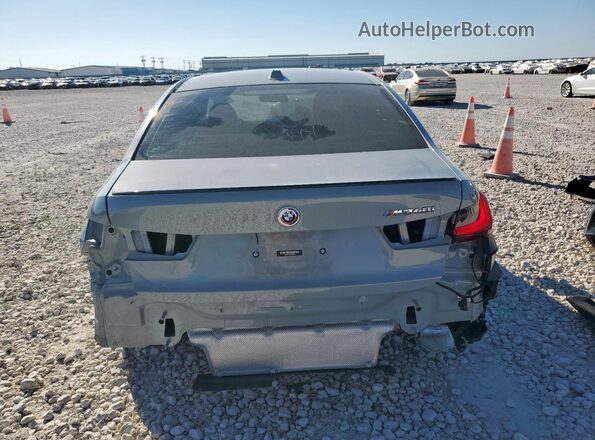3MW49FS04P8D02069 2023 BMW M3 Silver უკანა ხედი