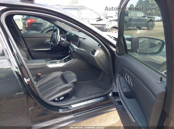 3MW49FS06P8D01411 2023 BMW 3 SERIES Black Front interior view