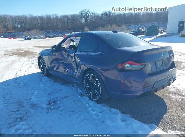 3MW53CM08T8F92716 2026 BMW M2 Purple Trasero izquierdo