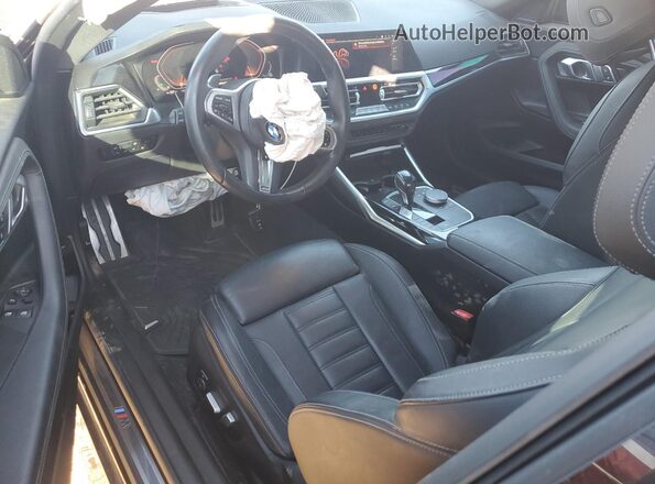 3MW53CM0XN8C16232 2022 BMW M2 Black წინა პანელის ხედი