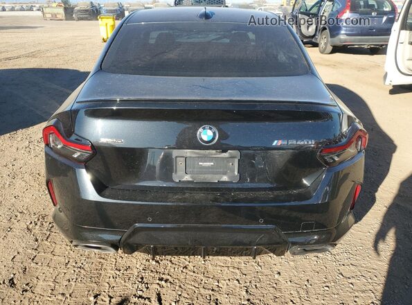 3MW53CM0XN8C16232 2022 BMW M2 Black უკანა ხედი