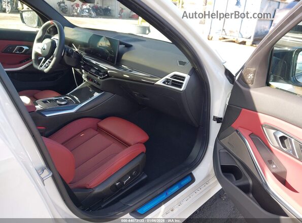 3MW59FT08T8G03649 2026 BMW M3 White Widok wnętrza z przodu