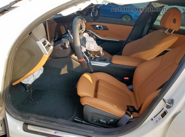 3MW59FT0XS8F73875 2025 BMW M3 White Widok wnętrza z przodu
