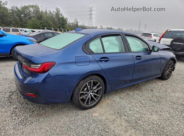 3MW5P9J06N8C24887 2022 BMW 3 SERIES Blue უკანა მარჯვენა