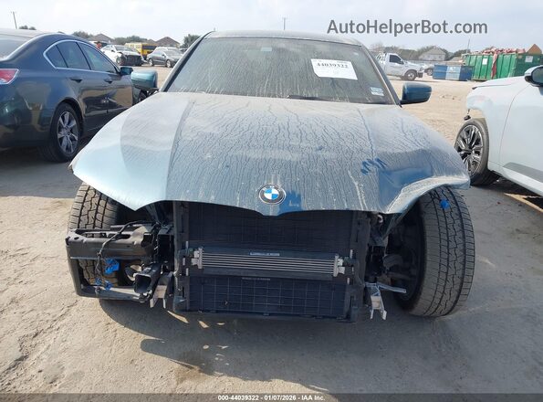 3MW5R1J01M8B62017 2021 BMW 3 SERIES Бирюзовый Вид спереди
