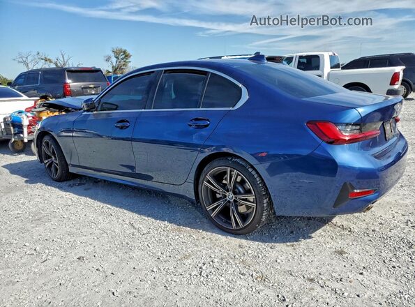 3MW5R1J09N8C42604 2022 BMW 3 SERIES Blue Trasero izquierdo