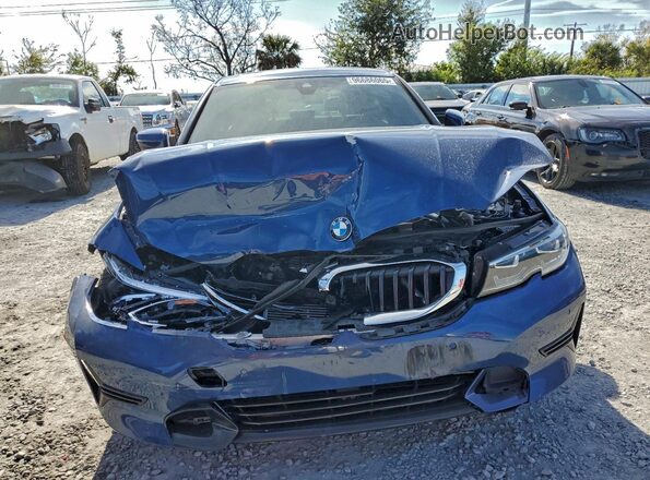 3MW5R1J09N8C42604 2022 BMW 3 SERIES Blue Vista frontal